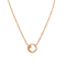 Collier Collier Pomellato, "Together", or rose, diamants. 58 Facettes 34124