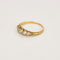 Bague 61.5 Bague jaretière or jaune et diamants 58 Facettes ROD3554