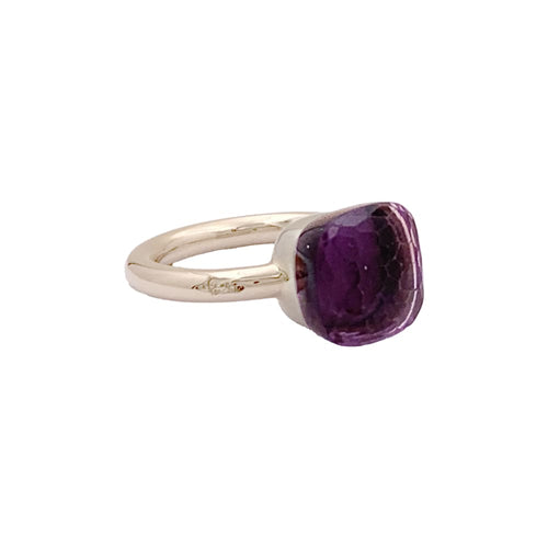 Bague 49 Bague Pomellato,"Nudo Classic", or rose et améthyste. 58 Facettes 35130