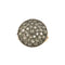 Bague 57 Bague ronde en or jaune avec diamants 58 Facettes 36100