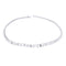 Collier Collier rivière platine, diamants baguettes. 58 Facettes 33184
