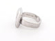 Bague 50 vintage bague HERMES en or blanc & argent sertie 12 diamants 58 Facettes 264288