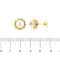 Boucles d'oreilles Boucles d'oreilles en or jaune avec perles 58 Facettes 35525