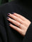 Bague 54.5 Alliance américaine en or blanc et diamants 1 ct 58 Facettes J57