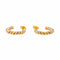 Boucles d'oreilles Boucles d'oreilles Demi créoles Or rose, Or jaune, Or blanc 58 Facettes 4153439CN
