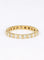 Bague 55 Alliance américaine or jaune diamants 1,2 carats 58 Facettes J44