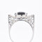 Bague 56 Bague Tank Art Déco Or, Saphir et Diamants 58 Facettes 365