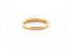 Bague 54 bague sertie de 9 diamants en or jaune 58 Facettes 260446