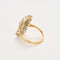 Bague 56 Bague "art Déco" en or, platine et diamants 58 Facettes P20L7