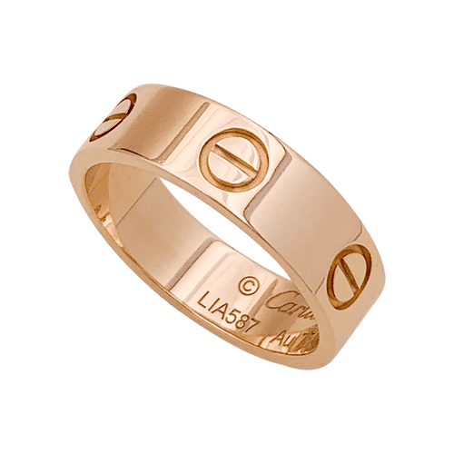 Bague 54 Bague Cartier, "Love", or rose. 58 Facettes 34148