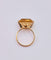 Bague 55 Bague de cocktail en or ornée d'une citrine 58 Facettes