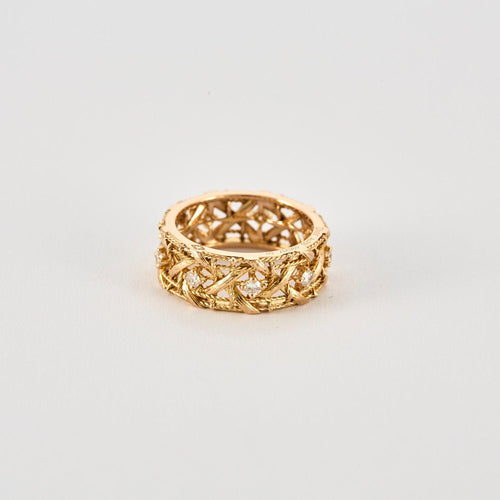 Bague 50 DIOR - Bague My Dior en or jaune et diamants 58 Facettes
