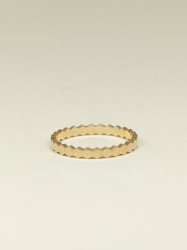 Bague 54 CHAUMET Alliance or rose Bee My Love 58 Facettes 1208.3