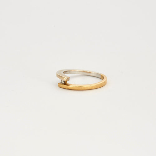 Bague 54 Bague Solitaire 2 ors diamant Entre Nous 58 Facettes LP370/12