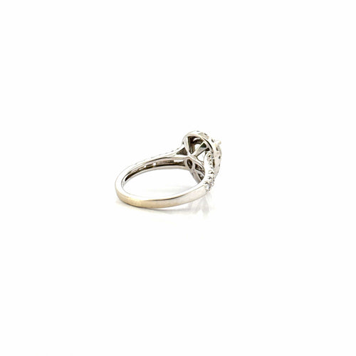 Bague Bague Solitaire or blanc diamant poire 1ct 58 Facettes