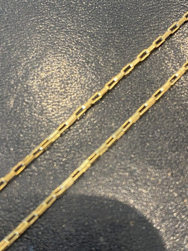 Collier Chaîne Or 18 Carats 60cm 58 Facettes