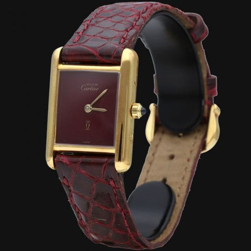 Montre Cartier Montre Tank Vermeil 58 Facettes MT43309