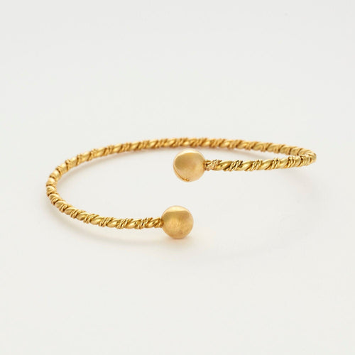 Bracelet Bracelet jonc or jaune 58 Facettes LP631/2