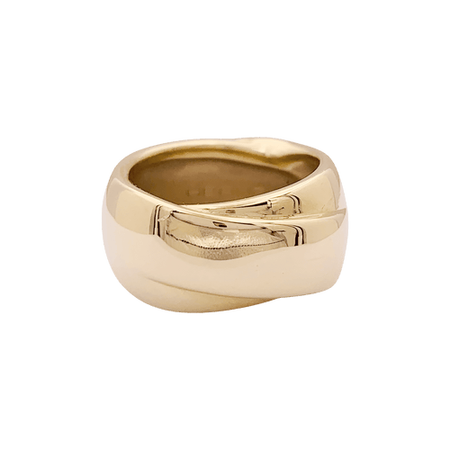 Bague 46 Bague Hermès "Volte", or jaune. 58 Facettes 34467