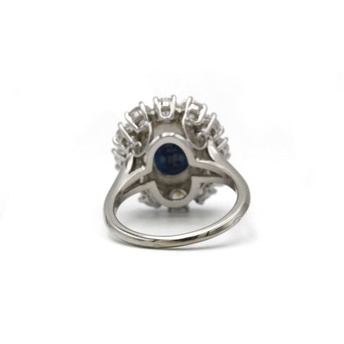 Bague 53 Bague or diamants saphir 58 Facettes 240220R