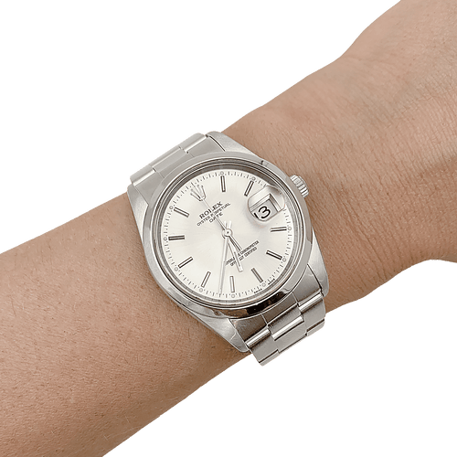 Montre Montre Rolex, "Oyster Perpetual Date", acier. 58 Facettes 34562
