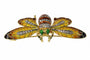 Pendentif Vintage Bee Brooch-Pendant with Plique-à-Jour Enamel and Trembling Wings 58 Facettes 24263-0277