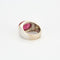 Bague or jaune et blanc tourmaline rose 58 Facettes LP985