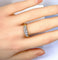 Bague 55 Bague jonc en or jaune 18 carats sertie de 5 diamants, vers 1900 58 Facettes AB512