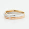 Bague 52 BAGUE 3 OR 18 CARATS 58 Facettes REF 9041/19