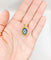 Pendentif Pendentif porte photo souvenir antique or jaune 18k plaques noires, croix et étoiles (circa 1900) 58 Facettes A06198