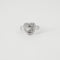Bague 54 Bague coeur diamants en mouvement 58 Facettes