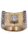 Bague 53 Bague Tank ors jaune et blanc, diamants 58 Facettes 083851