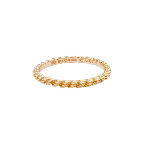 Bague 52 Bague Boucheron, "Serpent Bohème", or rose. 58 Facettes 35252