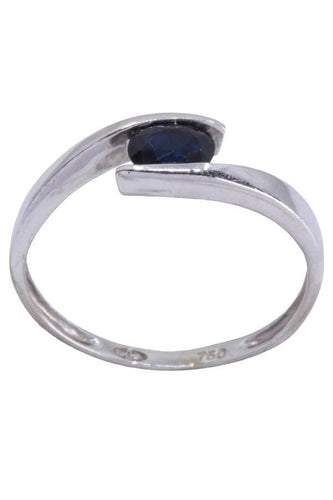 Bague 53 BAGUE MODERNE SAPHIR 58 Facettes 086941