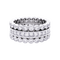 Bague Cartier, platine, diamants.