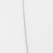Collier Pendentif croix or blanc et diamants, et chaine 58 Facettes MAN1333