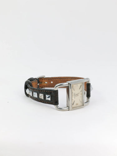Montre Jaeger Lecoultre - montre Etrier Acier, Cuir 58 Facettes 421