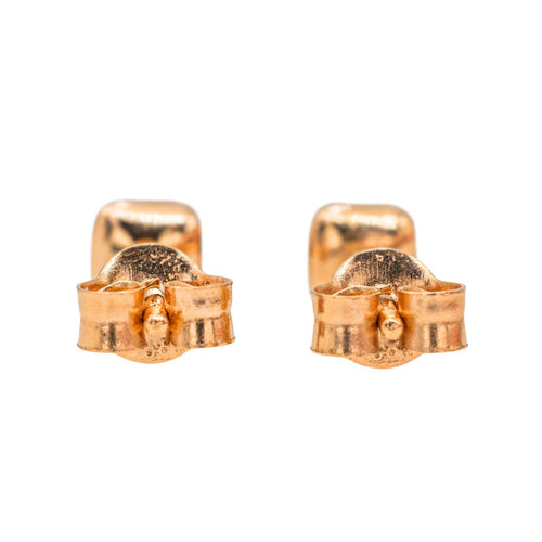 Boucles d'oreilles Boucles d'oreilles Puces Or rose Saphir 58 Facettes 3089047CN