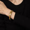 Bracelet Hermes - Bracelet jonc en émail motif à maillons multicolores 58 Facettes