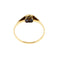Bague Bague halo avec saphirs et diamants 58 Facettes 36385