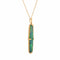 Collier Collier Opale Semi Noire Estate Or Jaune 58 Facettes
