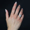 Bague 53 Bague marguerite diamants ancienne 58 Facettes 25-135