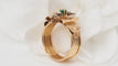 Bague 63 Bague large Fin XIxème en or rose 58 Facettes 32644