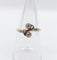 Bague 54 Bague toi et moi antique or jaune, platine et diamant 58 Facettes A05710