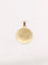 Pendentif Médaille amour Augis grand modèle Plus qu'hier moins que demain or jaune diamant rubis 58 Facettes J477