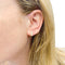 Boucles d'oreilles Créoles or jaune et diamants. 58 Facettes 33863
