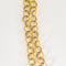 Collier Sautoir en or jaune à maillons ronds entrelacés 58 Facettes CLA0761