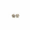 Boucles d'oreilles Puces D'oreilles Fleur Or Blanc & Diamants 58 Facettes BO-GS29871