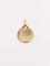 Pendentif AUGIS - Médaille amour ronde Plus qu'hier moins que demain or jaune rubis 58 Facettes J494