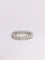 Bague 58 Alliance américaine en or blanc et diamants 4 ct 58 Facettes J47